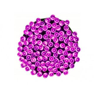 Rožnate božične LED lučke - 16 m