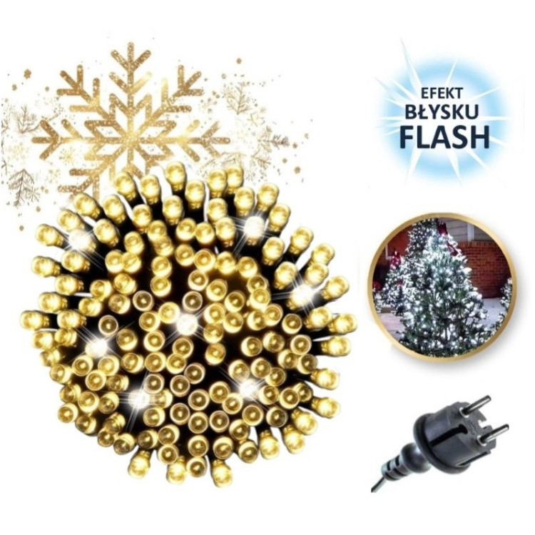 Toplo bele božične LED lučke - 15 m