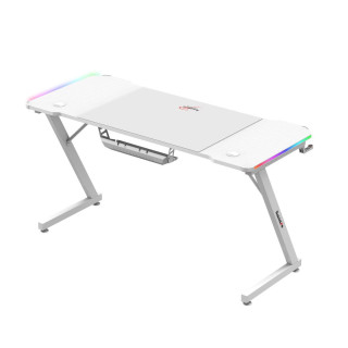 Bela igralna miza Huzaro HERO 3.3 WHITE RGB