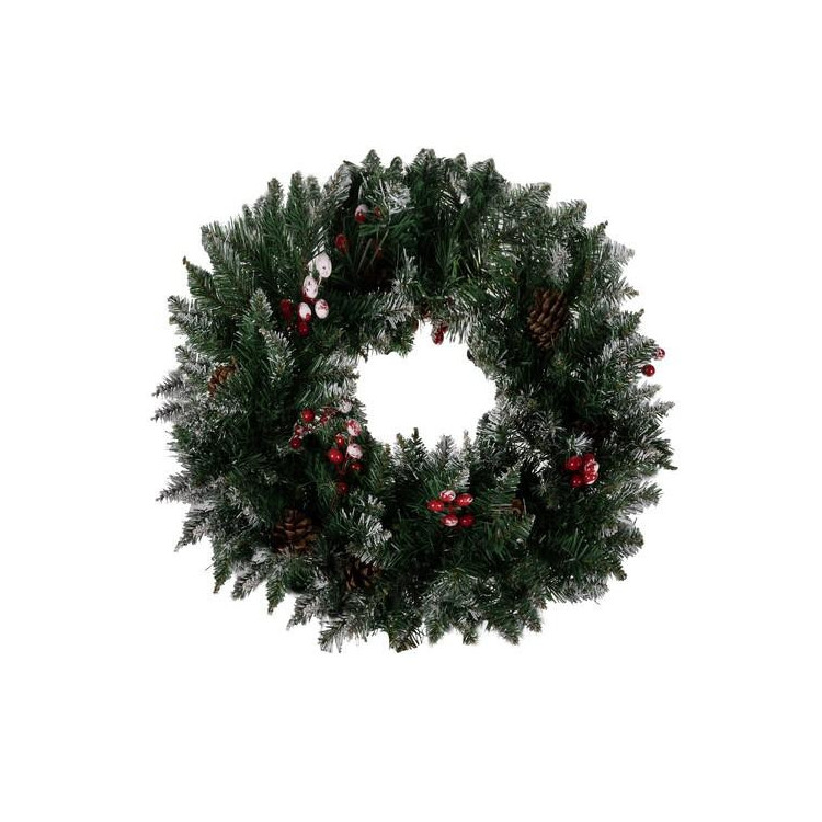 Snežni božični venec