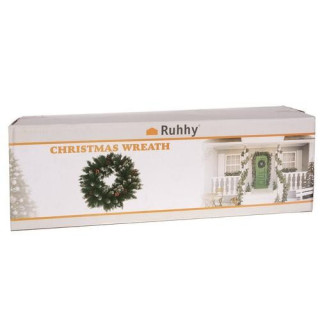 Snežni božični venec