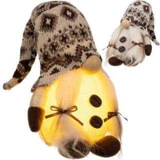 Rjavi škrat z LED osvetlitvijo