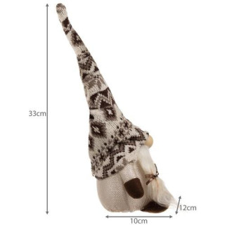 Rjavi škrat z LED osvetlitvijo