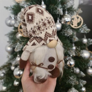 Rjavi škrat z LED osvetlitvijo