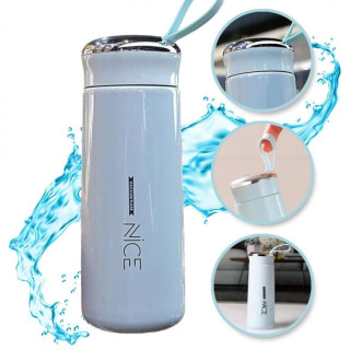 NICE bidon z modrim ročajem - 400 ml