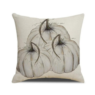 Prevleka za vzglavnik s potiskom buč - 45x45 cm