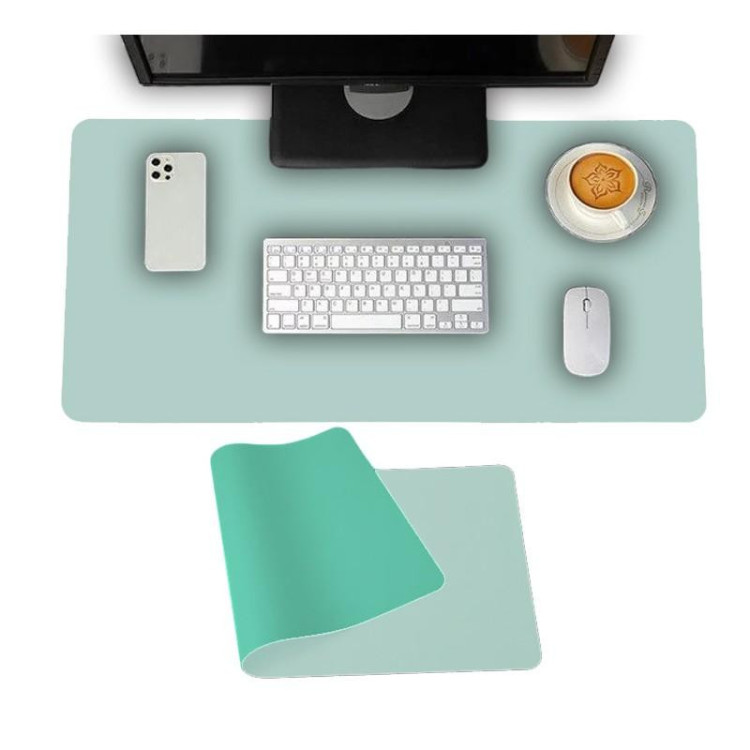 Dvostranska nepremočljiva namizna podloga v mint zeleni barvi