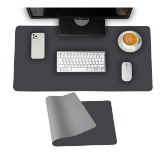 Temno siva dvostranska nepremočljiva namizna podloga