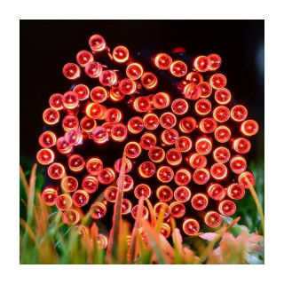 Božične rdeče LED lučke - 16 m