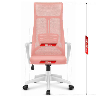 Roza pisarniški stol iz blaga HELLS Chair HC-1025