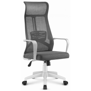 Blago sivo-bel pisarniški stol HELLS Chair HC-1025