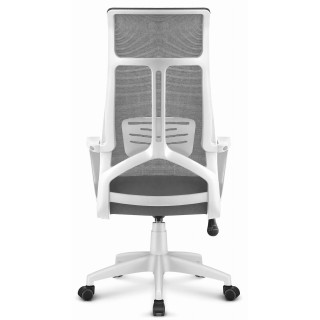 Blago sivo-bel pisarniški stol HELLS Chair HC-1025