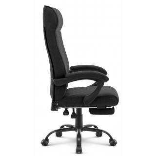 Črn pisarniški stol iz blaga HELLS Chair HC-1030