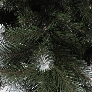 Zasneženo božično drevo iz debelega bora - 220 cm