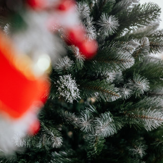 Božično drevo iz gostega sneženega bora - 180 cm