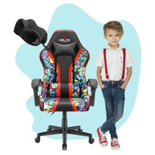 Otroški barvit gaming stol HELL'S CHAIR