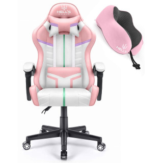 Roza in bel gaming stol HELL'S CHAIR