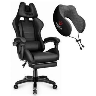 Gaming stol HELLS CHAIR v črni barvi