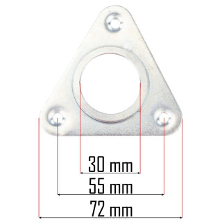 Držalo desne gredi za aerator zgorevanja PM-AWS-65-OWP