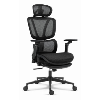 Črn pisarniški stol HELLS CHAIR HC- 1044