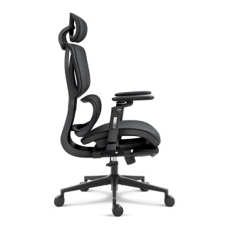 Črn pisarniški stol HELLS CHAIR HC- 1044