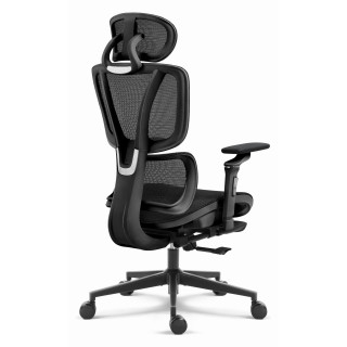 Črn pisarniški stol HELLS CHAIR HC- 1044