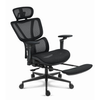 Črn pisarniški stol HELLS CHAIR HC- 1044