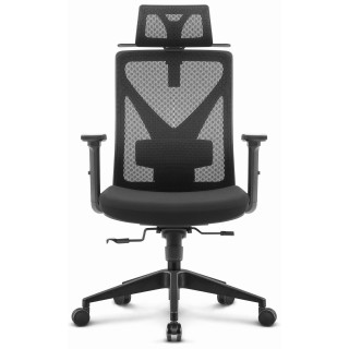 Črn pisarniški stol HELLS Chair HC-1055