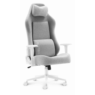 Belo-siv XXL igralni stol HELLS CHAIR HC-1009