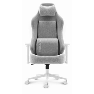 Belo-siv XXL igralni stol HELLS CHAIR HC-1009