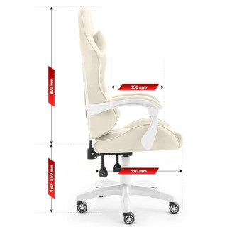 Bež gaming stol iz blaga HELLS CHAIR HC- 1000