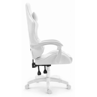 Usnjen igralni stol HELLS CHAIR HC- 1000 v beli barvi