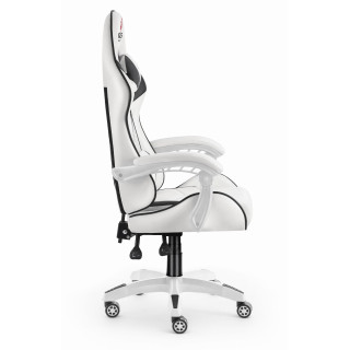Belo-črni igralni stol HELLS CHAIR HC- 1007