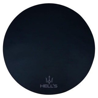 Okrogla igralna podloga za HELLS CHAIR v črni barvi