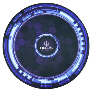 Okrogla modro-črna podloga za stol HELLS CHAIR
