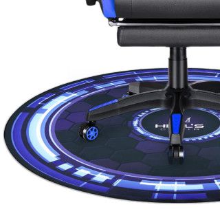 Okrogla modro-črna podloga za stol HELLS CHAIR