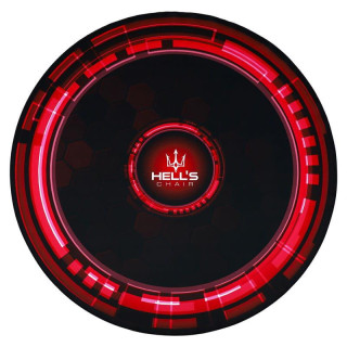 Rdeča in črna podloga za igralni stol HELLS CHAIR