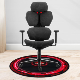 Rdeča in črna podloga za igralni stol HELLS CHAIR