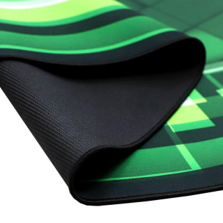 Okrogla zeleno-črna podloga za stol HELLS CHAIR