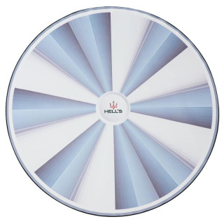 HELLS CHAIR igralna podloga v beli in sivi barvi