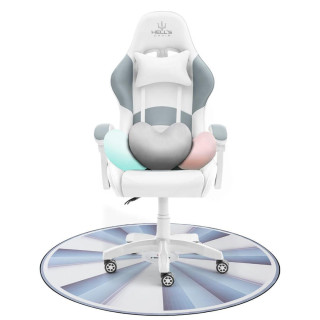 HELLS CHAIR igralna podloga v beli in sivi barvi