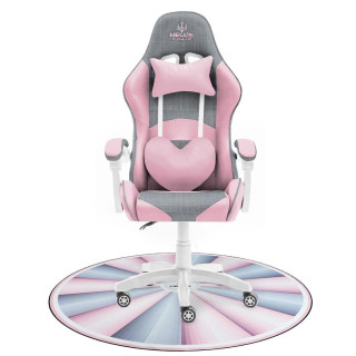 Okrogla roza-siva podloga za stol HELLS CHAIR