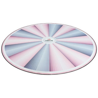 Okrogla roza-siva podloga za stol HELLS CHAIR