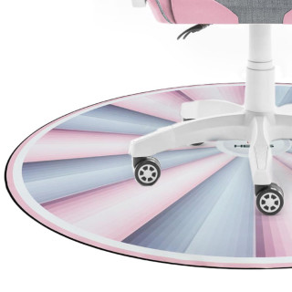 Okrogla roza-siva podloga za stol HELLS CHAIR