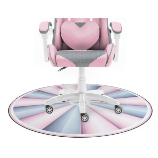 Okrogla roza-siva podloga za stol HELLS CHAIR