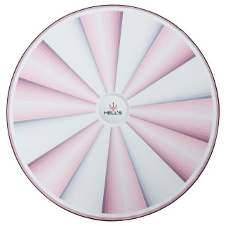 Roza in bela igralna podloga pod stolom HELLS CHAIR