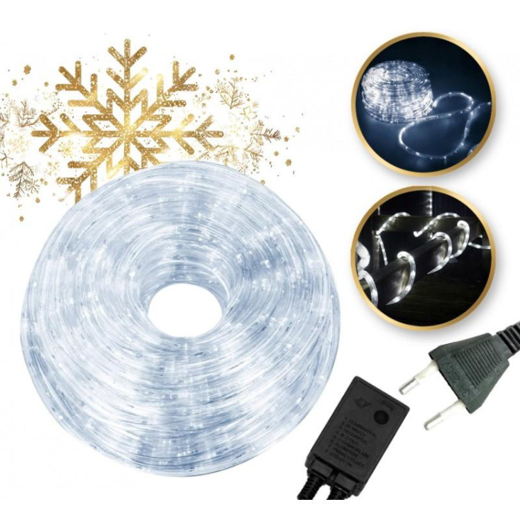 Cev za zunanjo luč v hladni beli barvi - 18,5 m