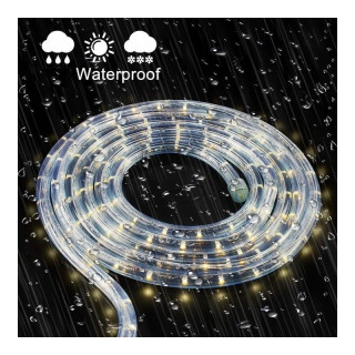 Cev za zunanjo luč v hladni beli barvi - 18,5 m