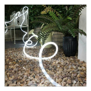 Cev za zunanjo luč v hladni beli barvi - 18,5 m