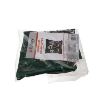 Zelena božična prevleka za blazino s klopi za orehe - 40x40 cm